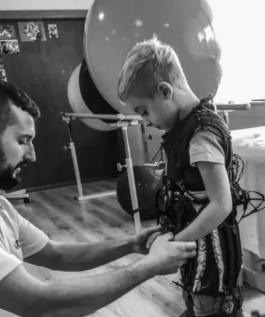 Patrik počas rehabilitácie